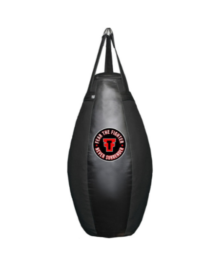 Fear The Fighter Tear Drop Heavy Punching Bag