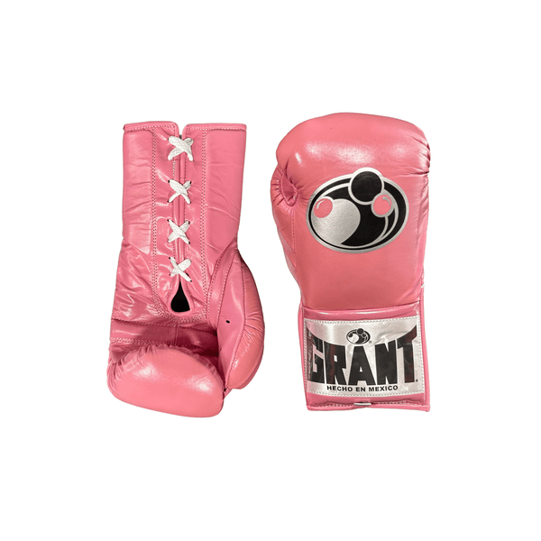 Grant Boxing Gloves 10oz Lace - Pink