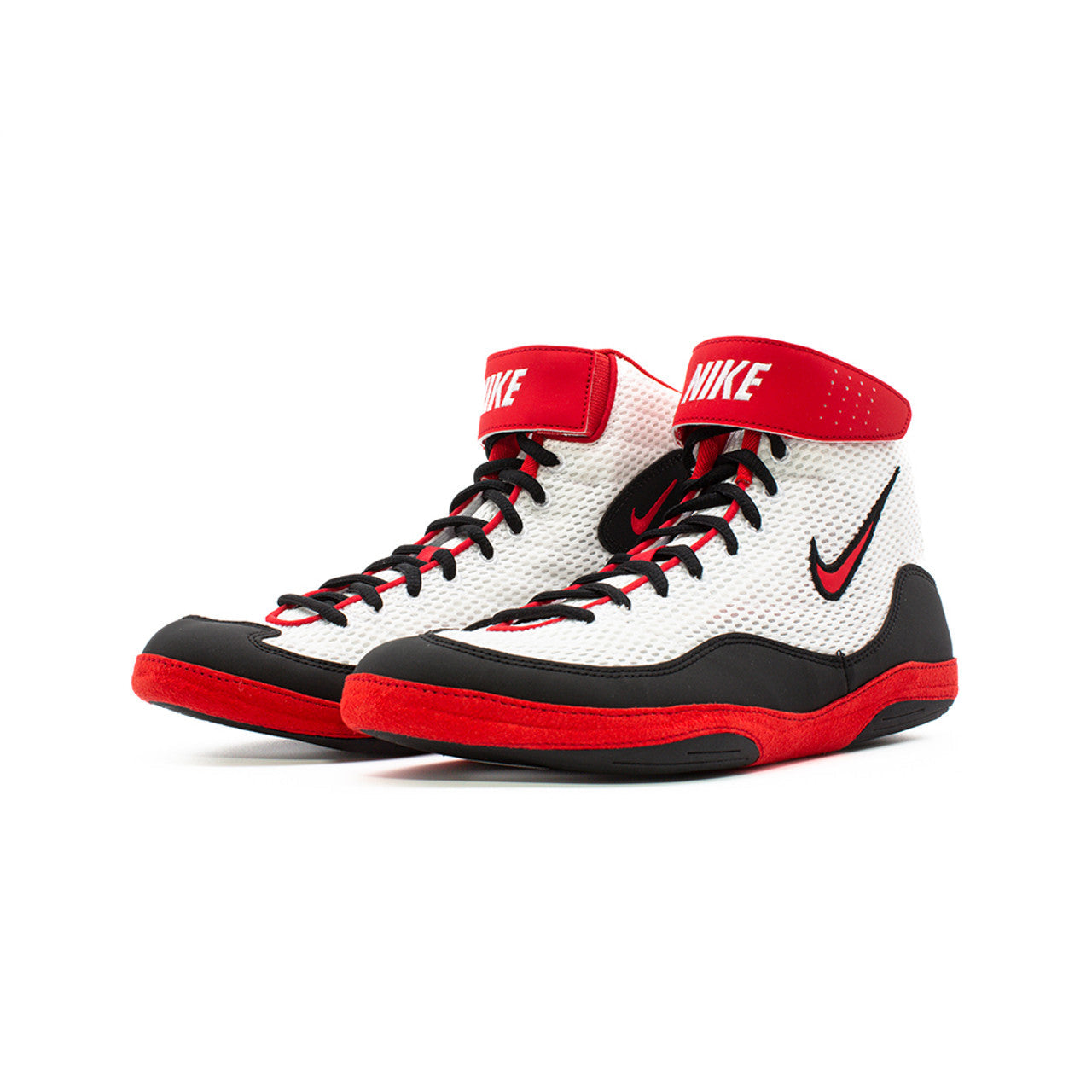 Nike Inflict Wrestling Shoes - University Red/Black/White