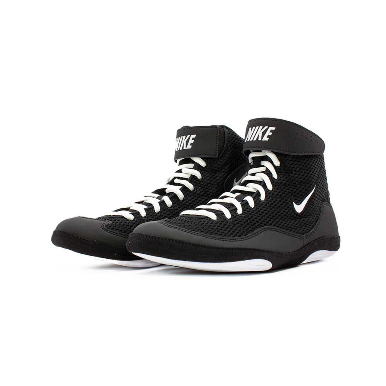 Nike Inflict Wrestling Shoes - Black/White/White