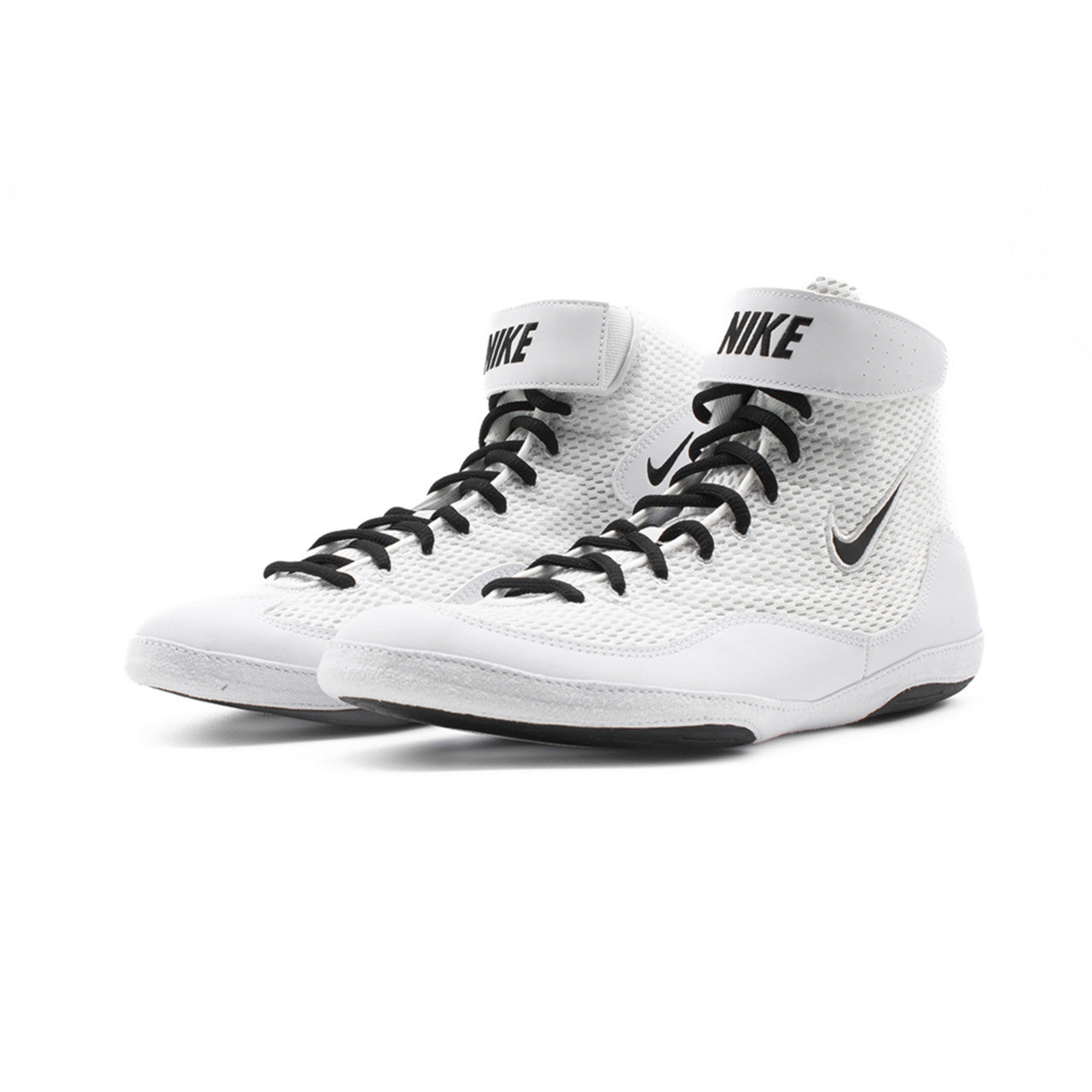 Nike Inflict Wrestling Shoes - White/Black/Black