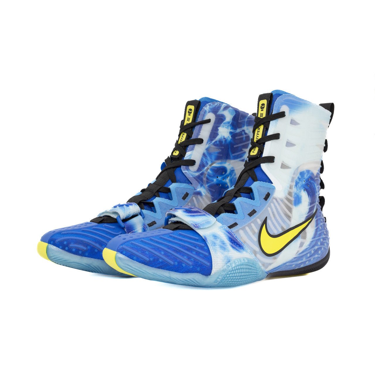 Nike HyperKO 3 SE Boxing Shoes - Photo Blue/Sonic Yellow-Black