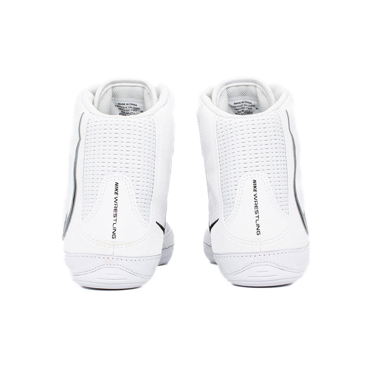 Nike Inflict 4 Wrestling Shoes - White/Black