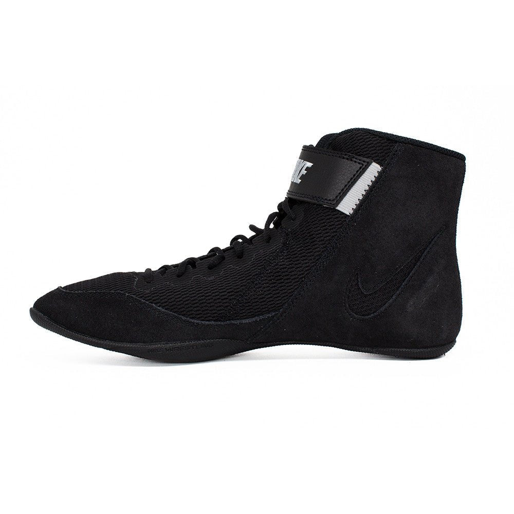 Nike Speedsweep VIII Wrestling Shoes - Black/White-Black/Wolf Grey