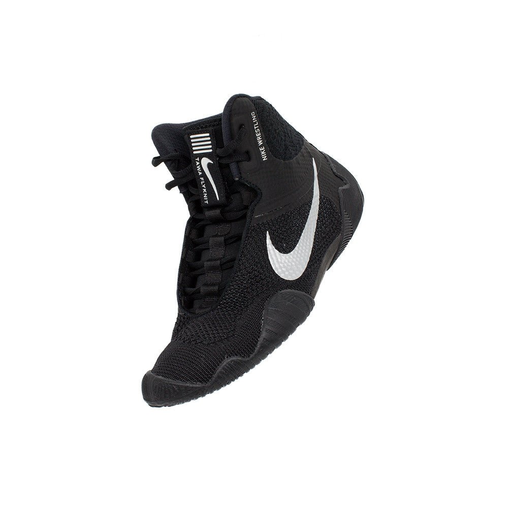 Nike Tawa Wrestling Shoes - Black/Metallic Silver