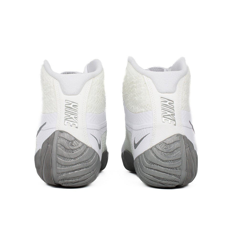 Nike Tawa Wrestling Shoes - White/Metallic Silver