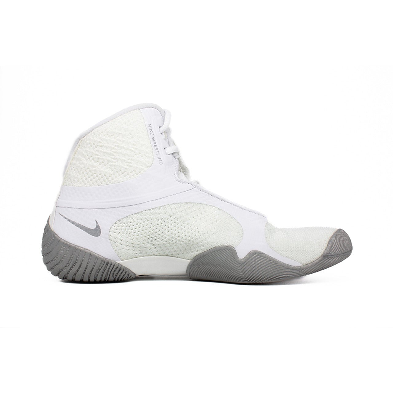 Nike Tawa Wrestling Shoes - White/Metallic Silver