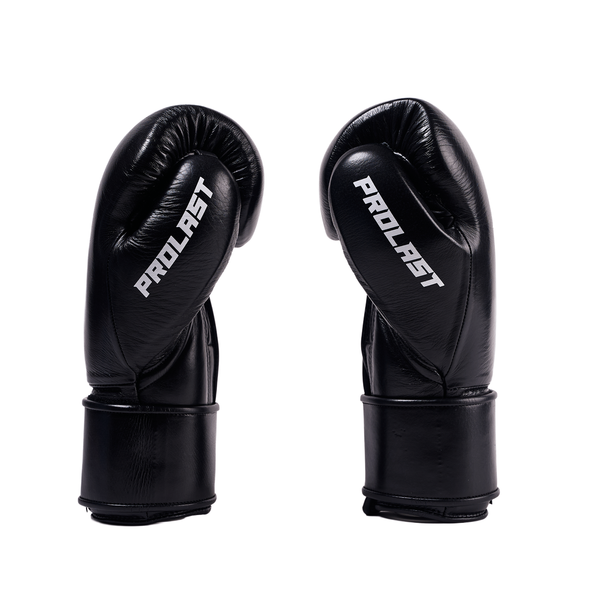Prolast PG Professional Boxing Gloves Charcoal Black - Velcro ( Hand Made )