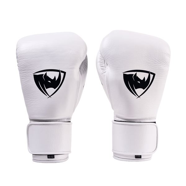 Prolast PG Professional Boxing Gloves Columbian White - Velcro ( Hand Made )