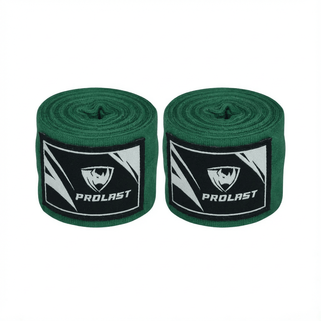 Prolast Professional Boxing 180' Hunter Green Hand Wraps