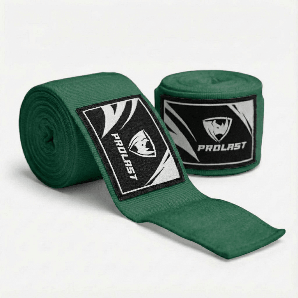 Prolast Professional Boxing 180' Hunter Green Hand Wraps