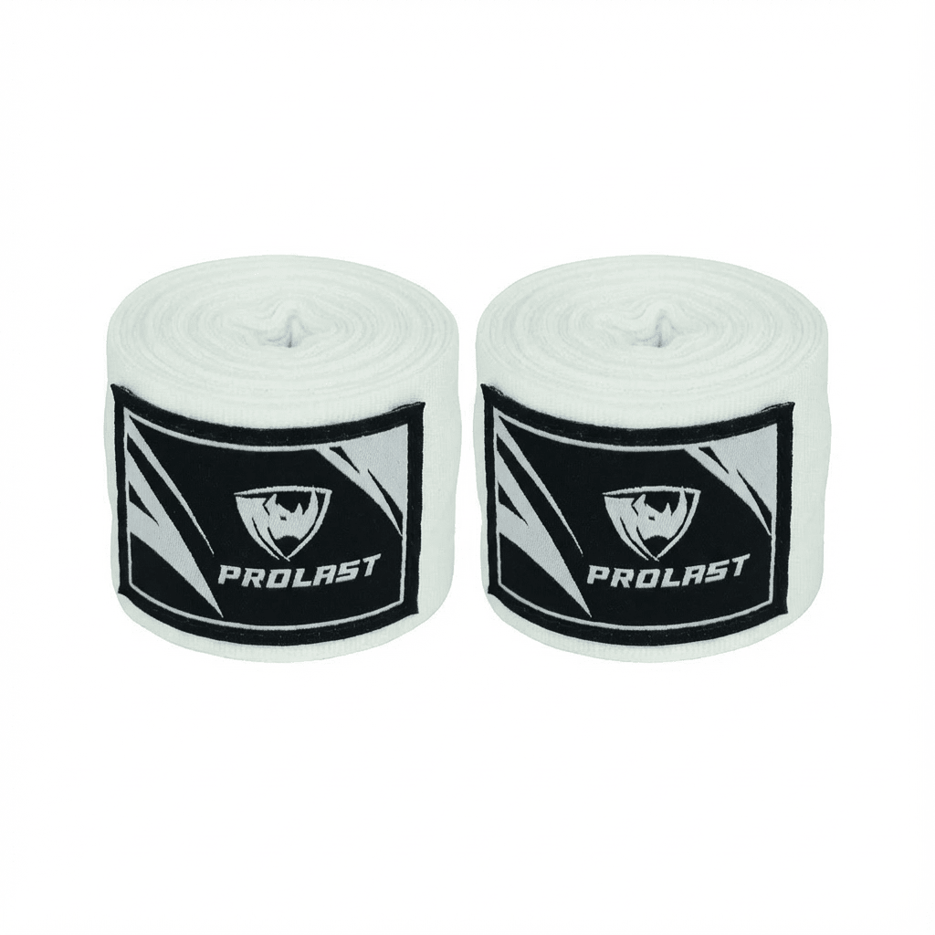 Prolast Professional Boxing 180' SNOW WHITE Hand Wraps