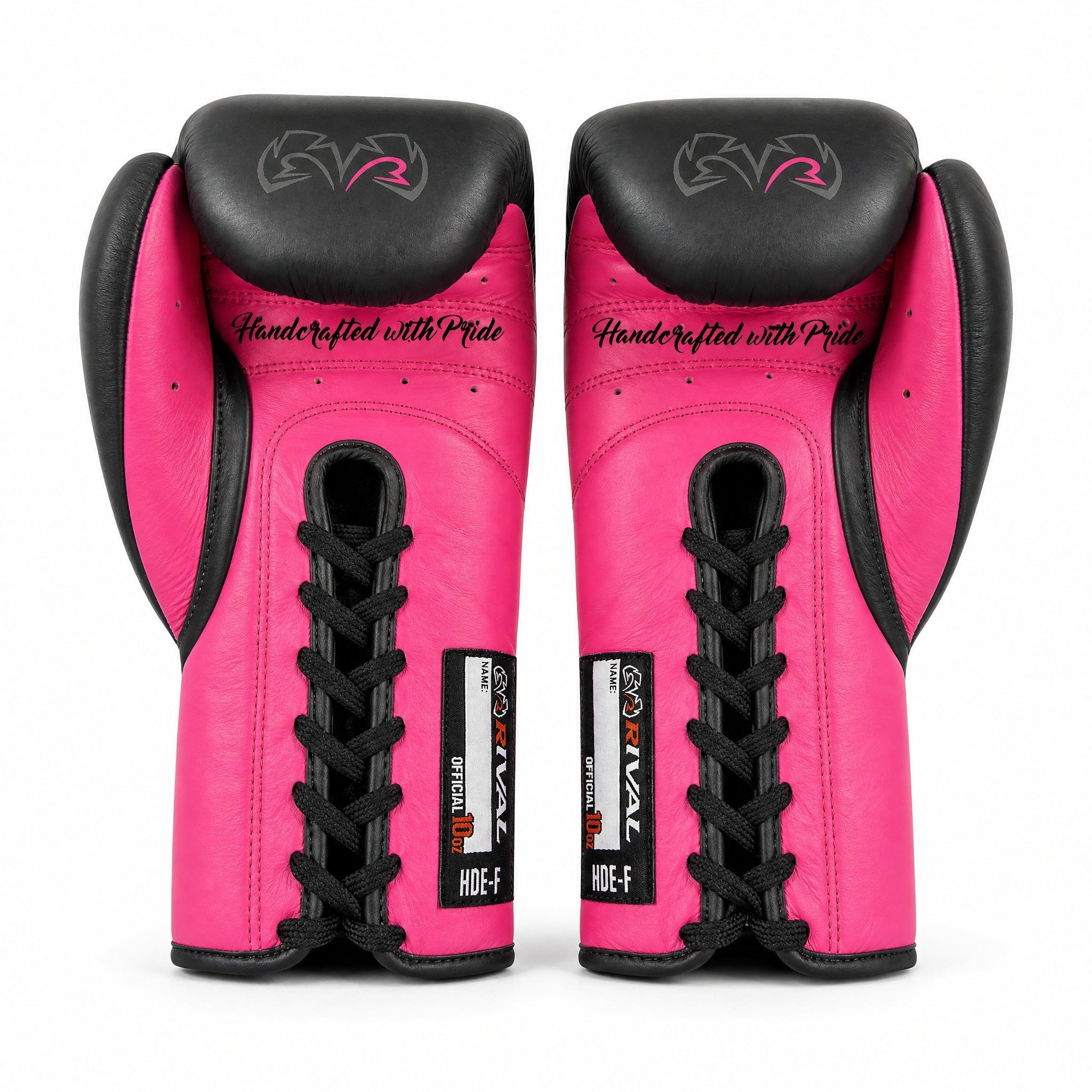 Rival RFX-Guerrero Pro Fight Gloves HDE-F – Black & Pink Custom Colorway – 10oz