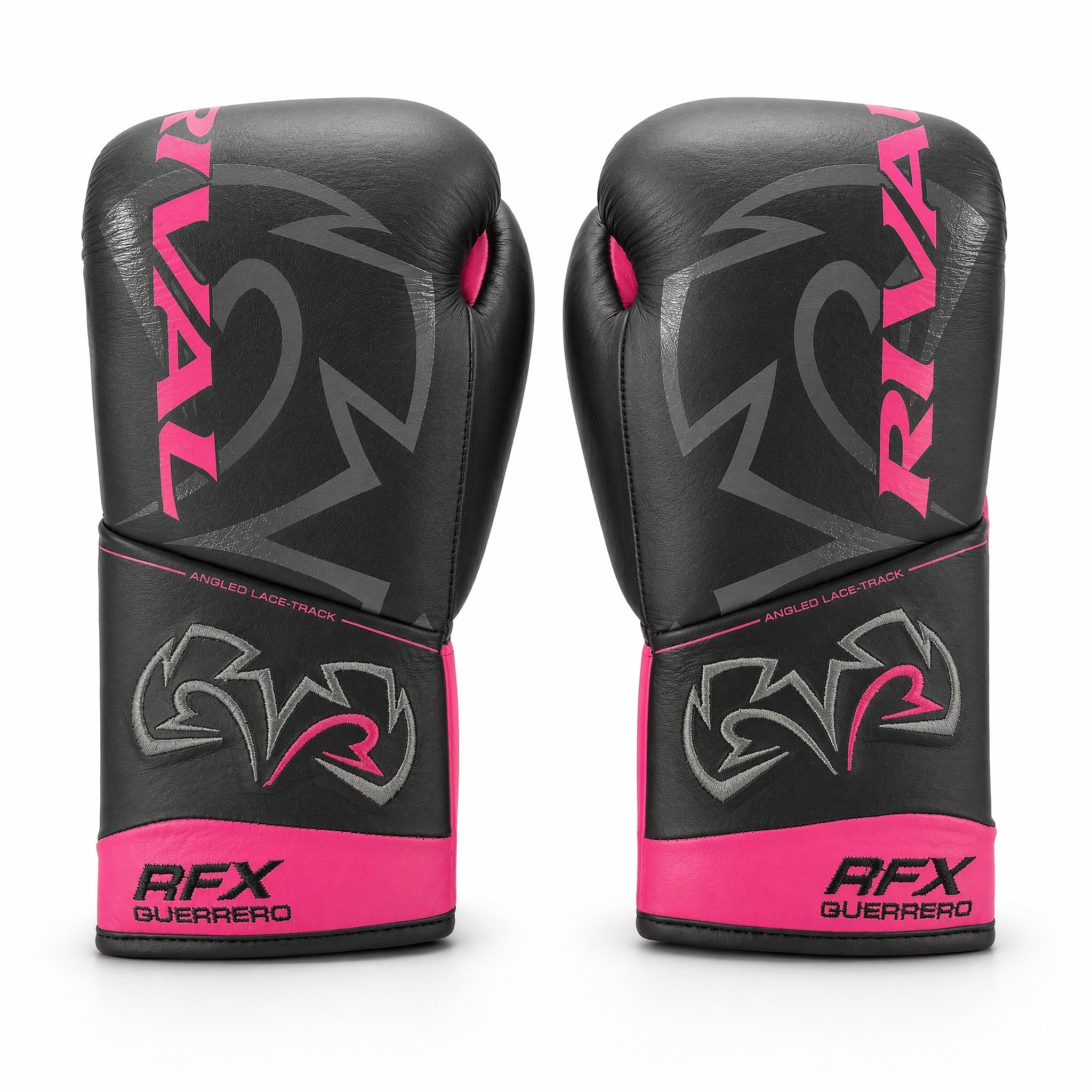 Rival RFX-Guerrero Pro Fight Gloves HDE-F – Black & Pink Custom Colorway – 10oz