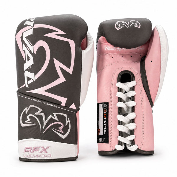 Rival RFX-Guerrero Pro Fight Gloves HDE-F – Brown & Pink Custom Colorway – 10oz