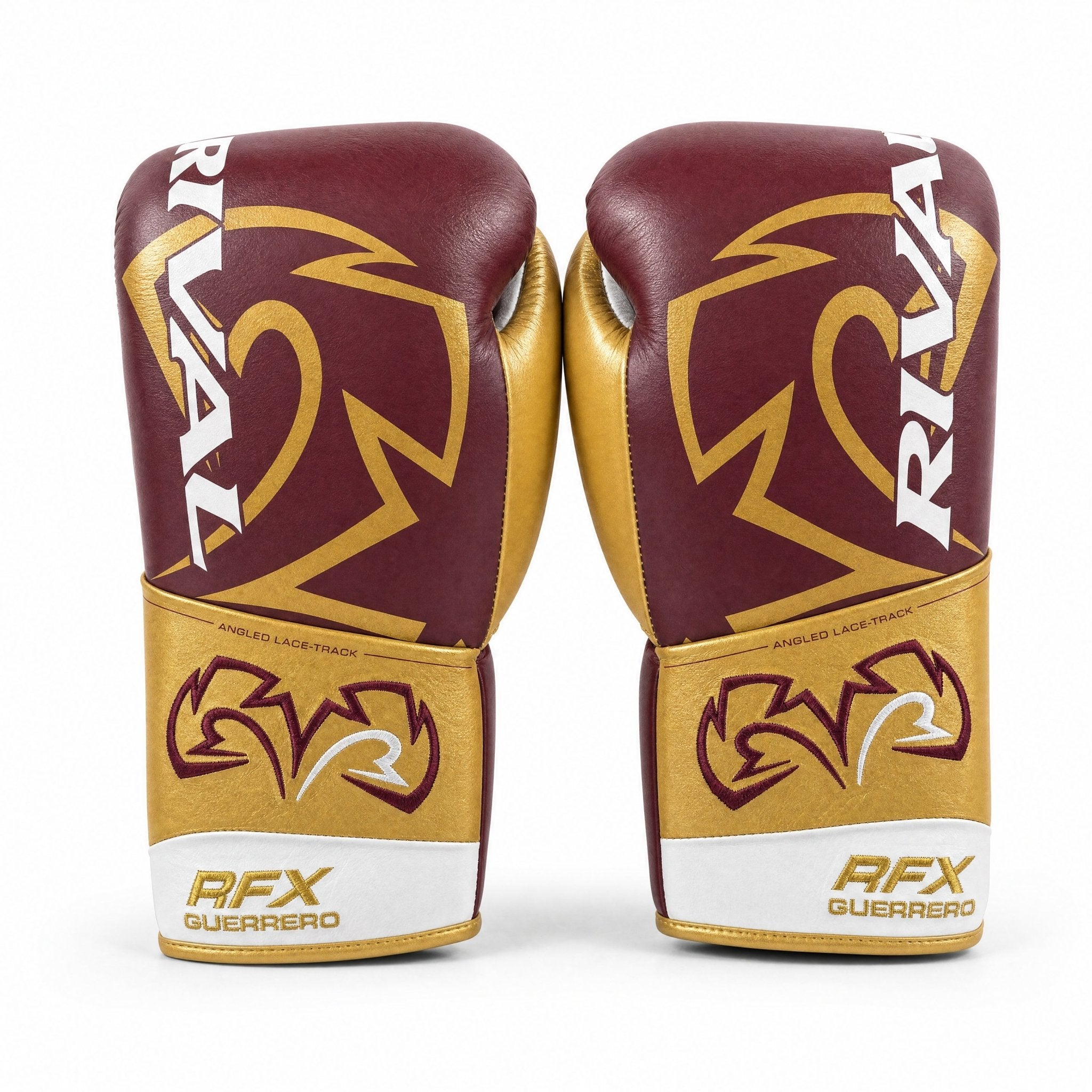 Rival RFX-Guerrero Pro Fight Gloves HDE-F – Maroon & Gold Custom Colorway – 10oz
