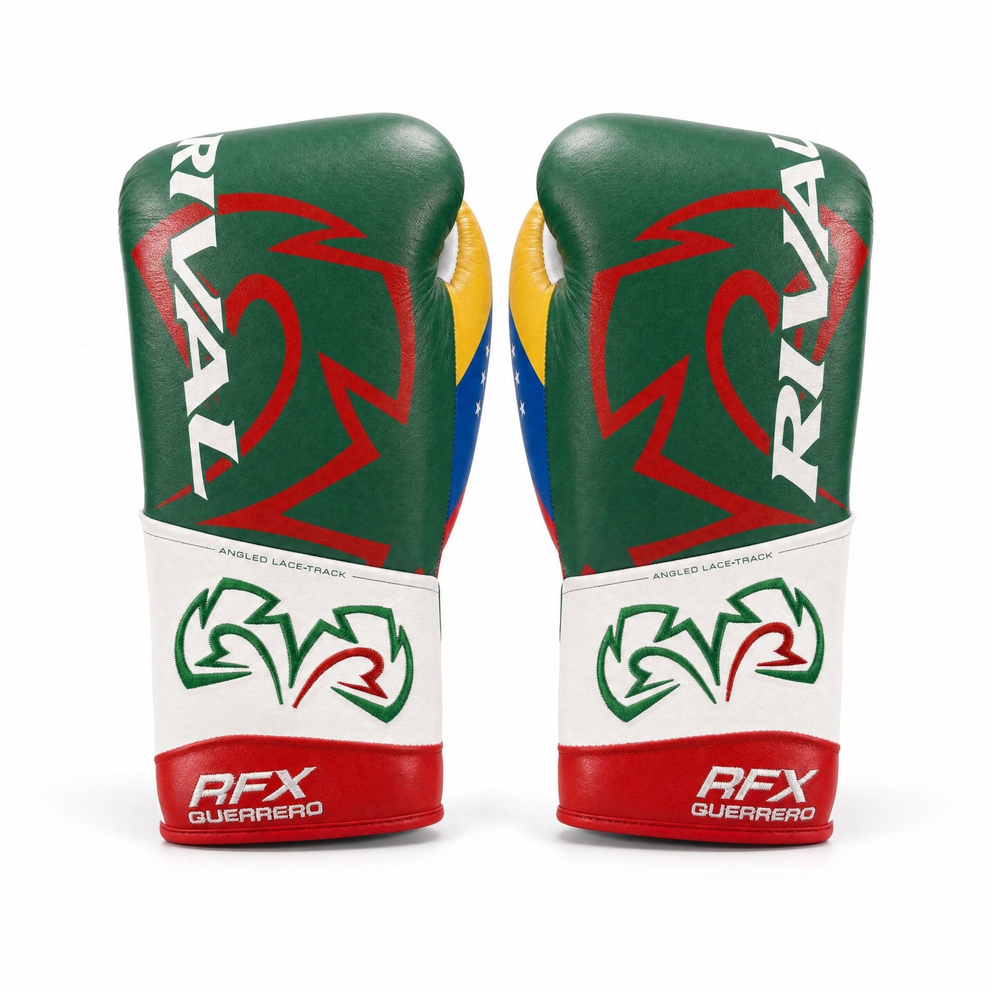 Rival RFX-Guerrero Pro Fight Gloves HDE-F – Mexico-Venezuela Flag Custom Colorway – 10oz