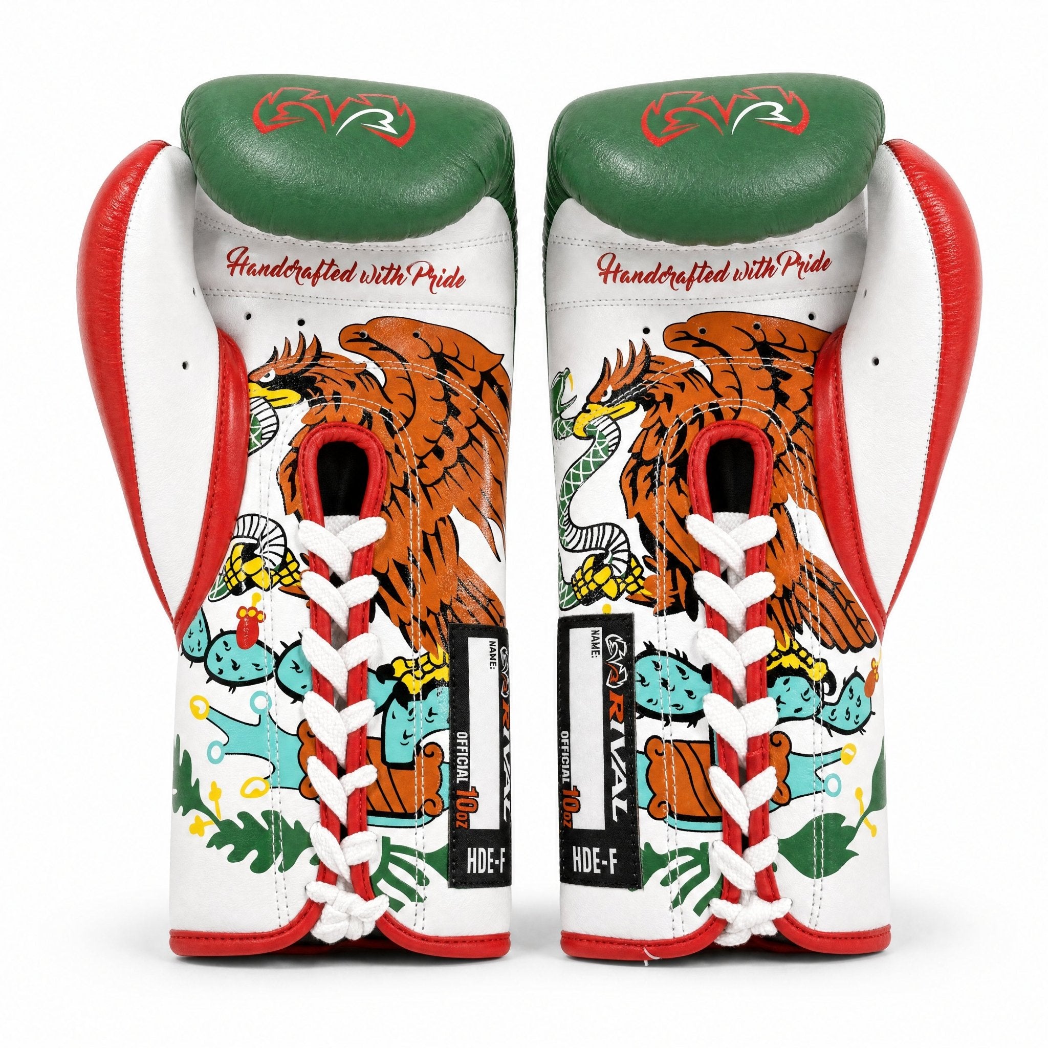 Rival RFX-Guerrero Pro Fight Gloves HDE-F – Mexico-Venezuela Flag Custom Colorway – 10oz