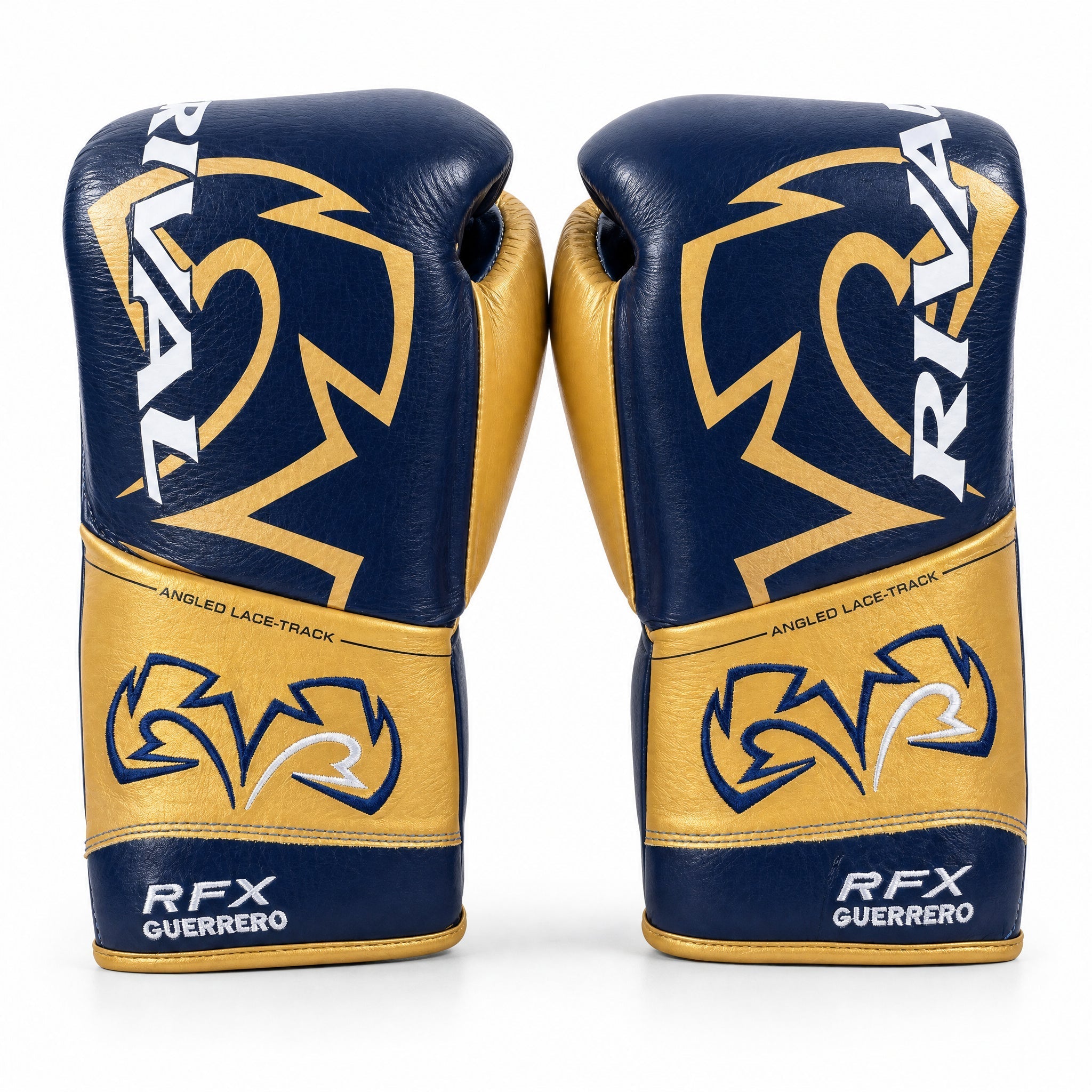 Rival RFX-Guerrero Pro Fight Gloves HDE-F – Navy & Gold Custom Colorway – 10oz