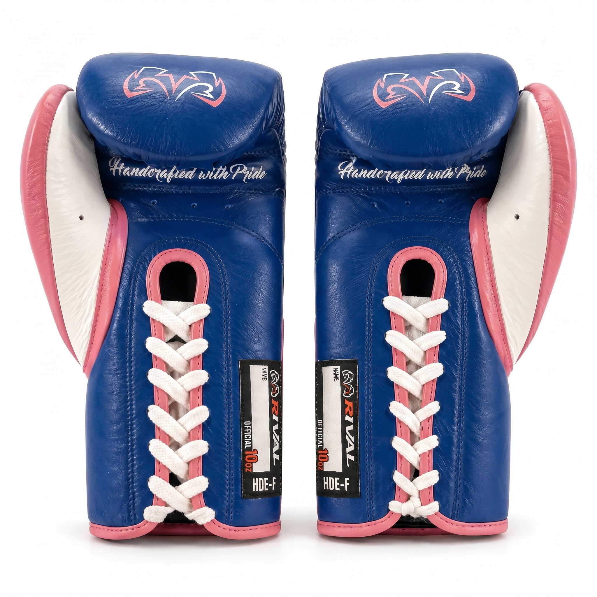 Rival RFX-Guerrero Pro Fight Gloves HDE-F – Navy & Pink Custom Colorway – 10oz