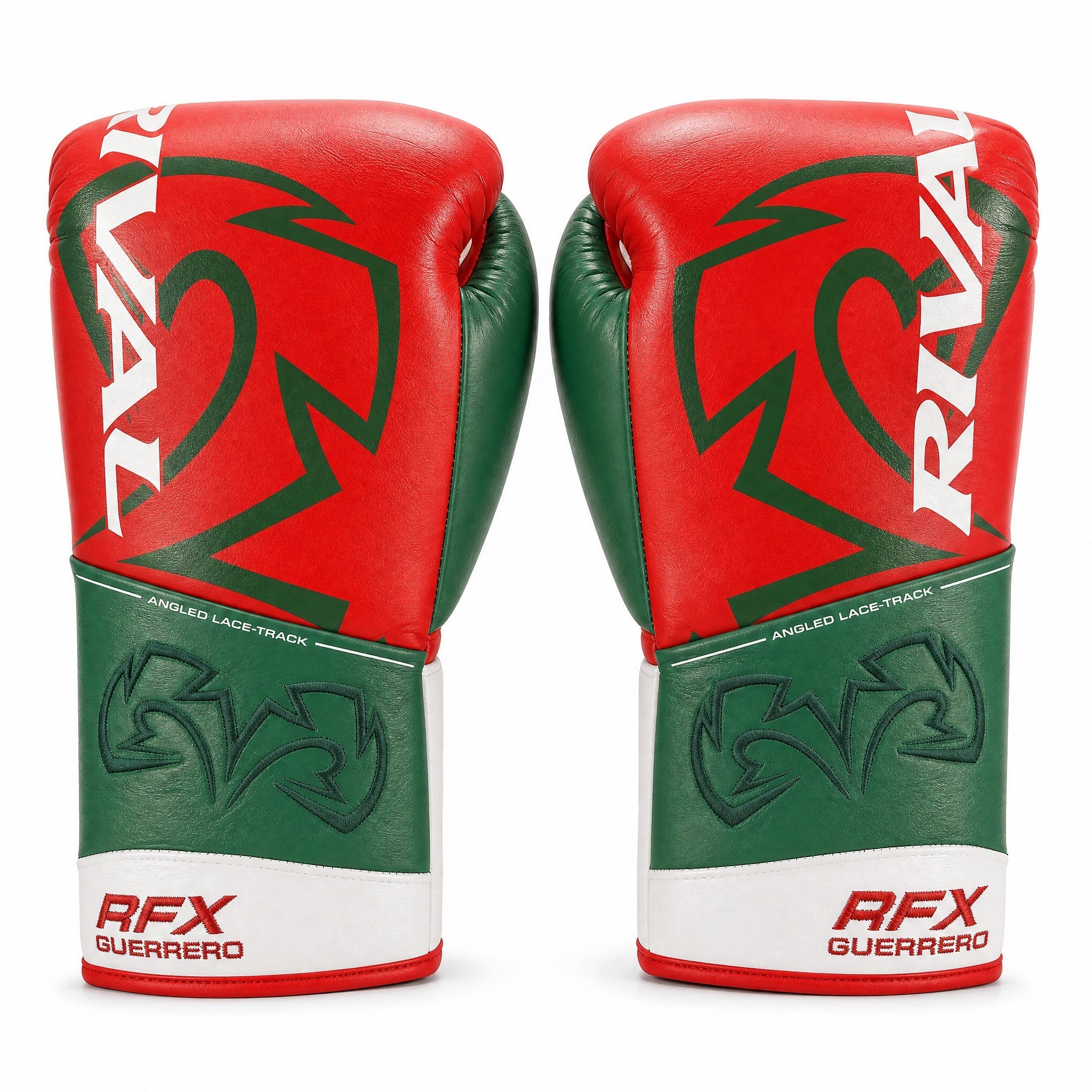 Rival RFX-Guerrero Pro Fight Gloves SF-H – Mexico Tricolor Custom Colorway – 10oz