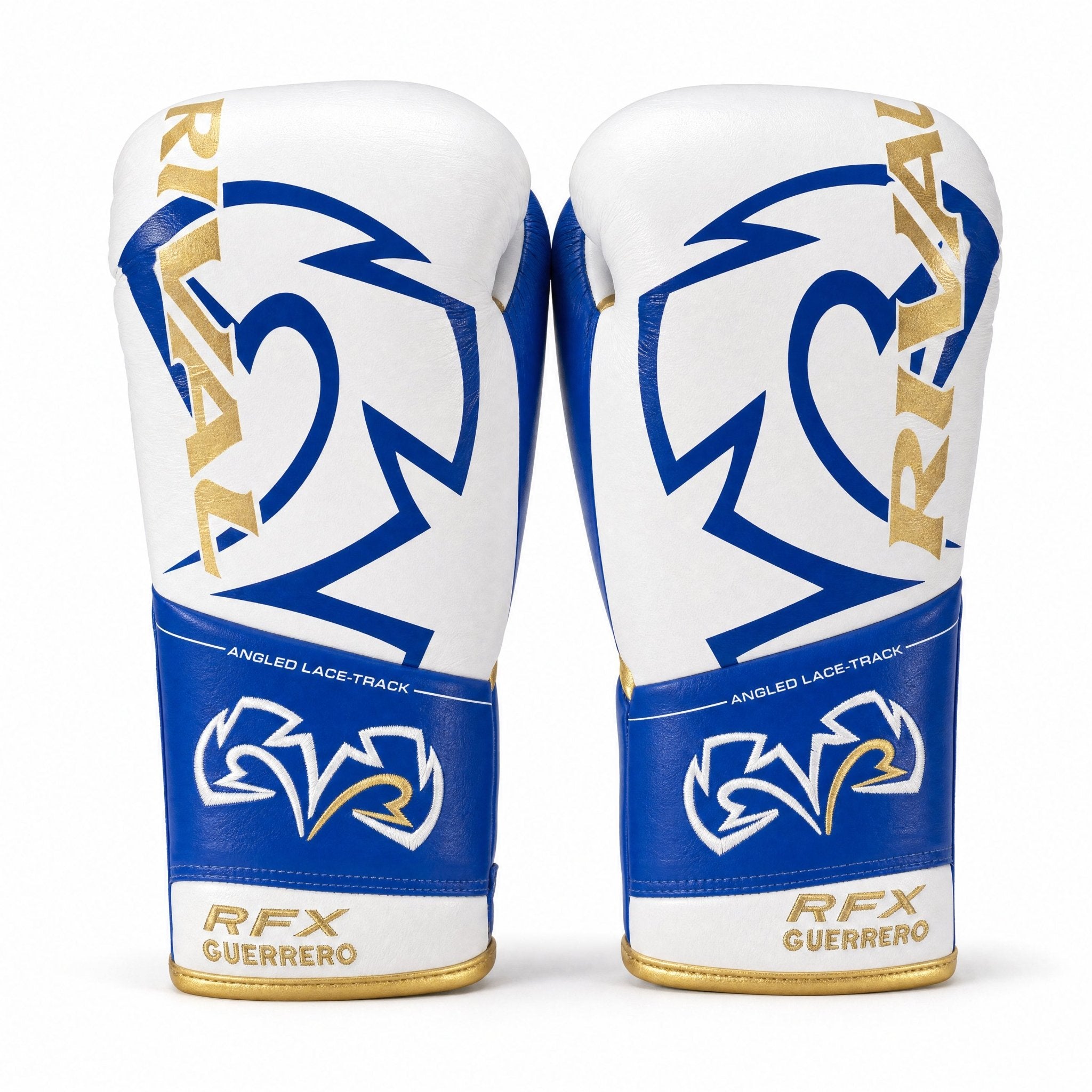 Rival RFX-Guerrero Pro Fight Gloves SF-H – Royal Blue & Gold Custom Colorway – 8oz