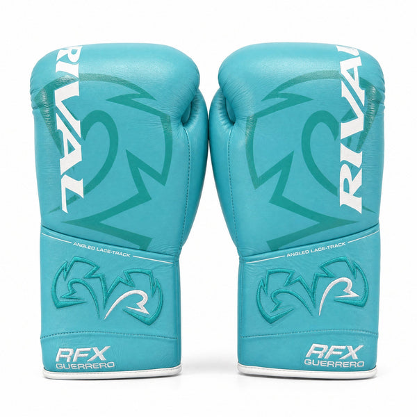Rival RFX-Guerrero Pro Fight Gloves SF-H – Teal Custom Colorway – 10oz
