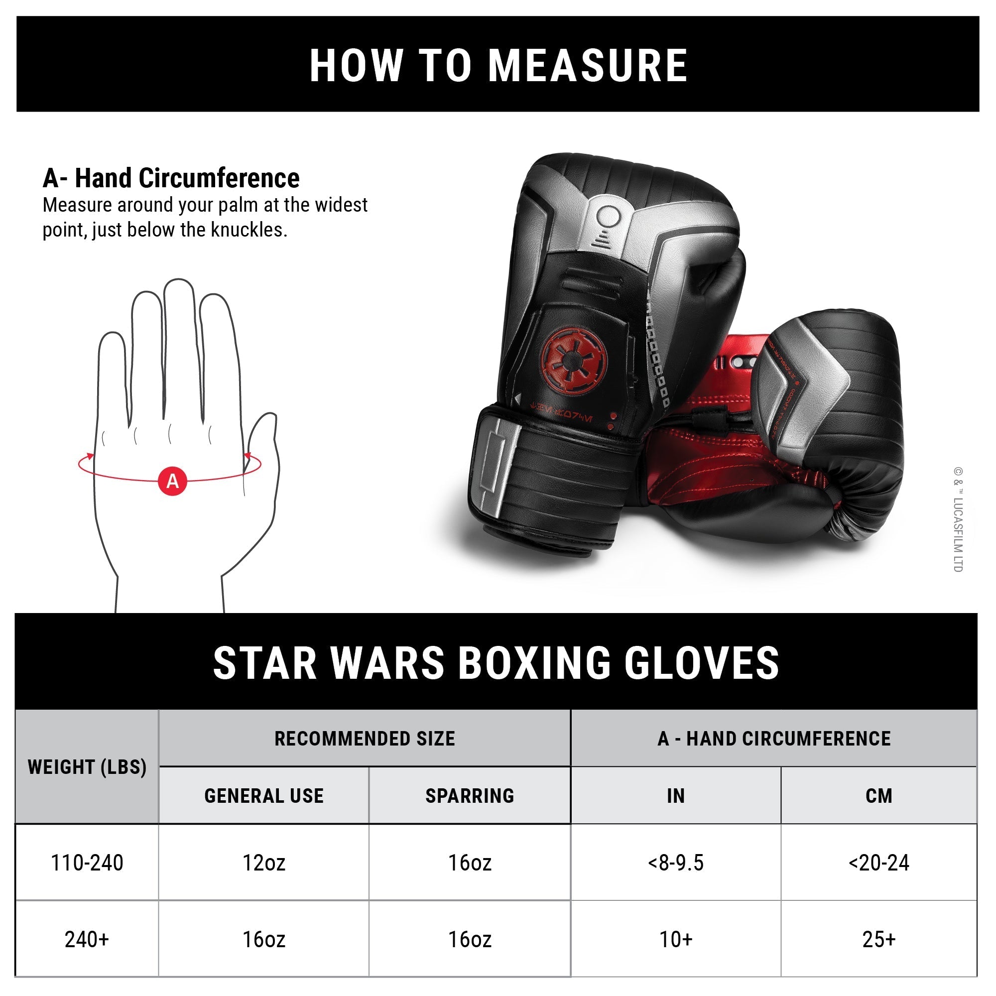Star Wars Sith Boxing Gloves