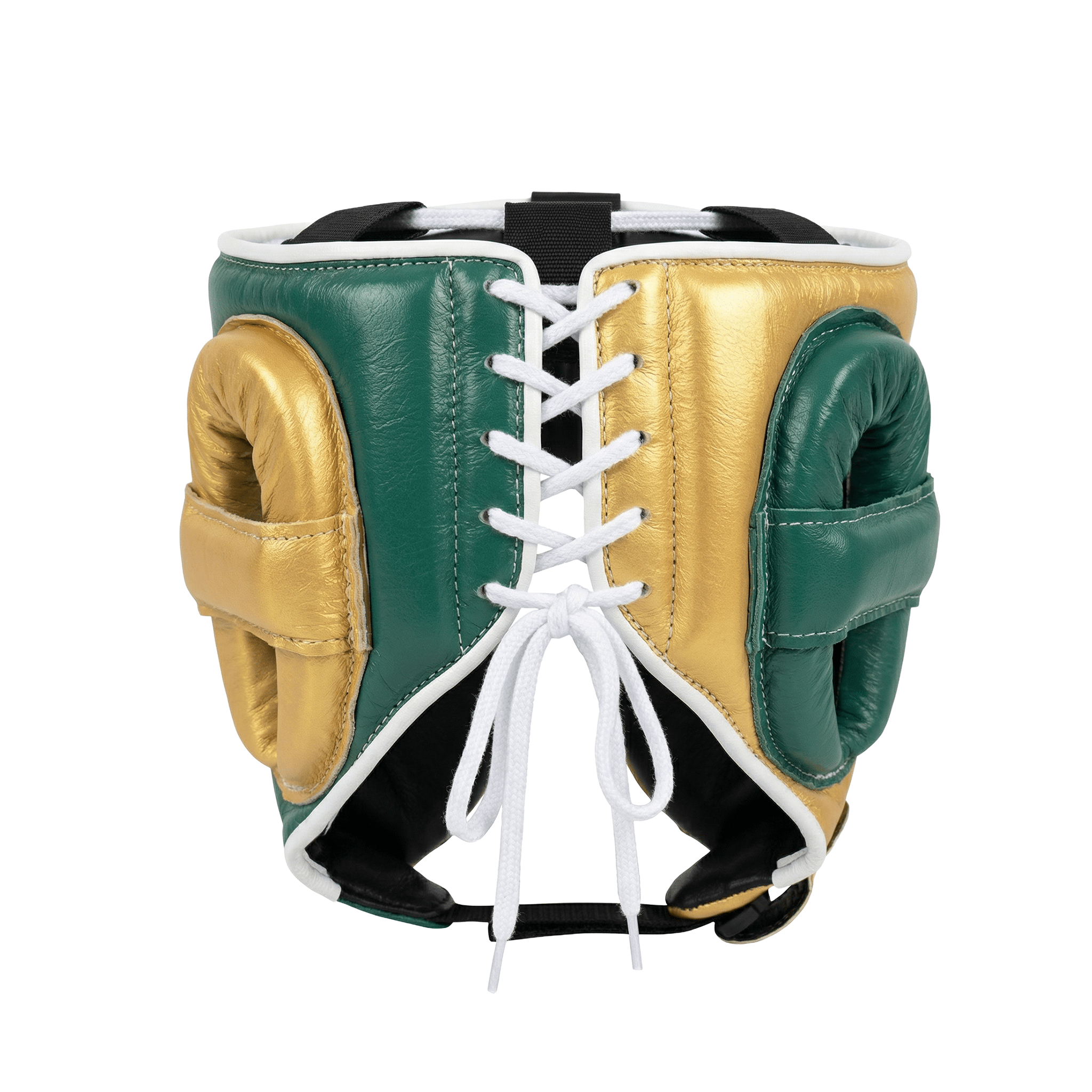 Winning Custom Cheek Protector Headgear - 2 WAY GREEN / GOLD