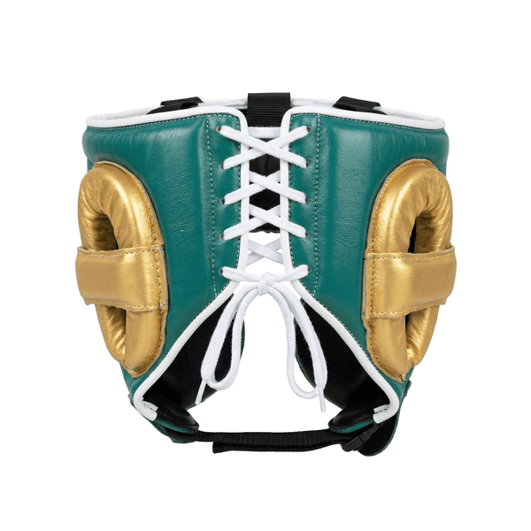 Winning Custom Cheek Protector Headgear - GREEN / GOLD