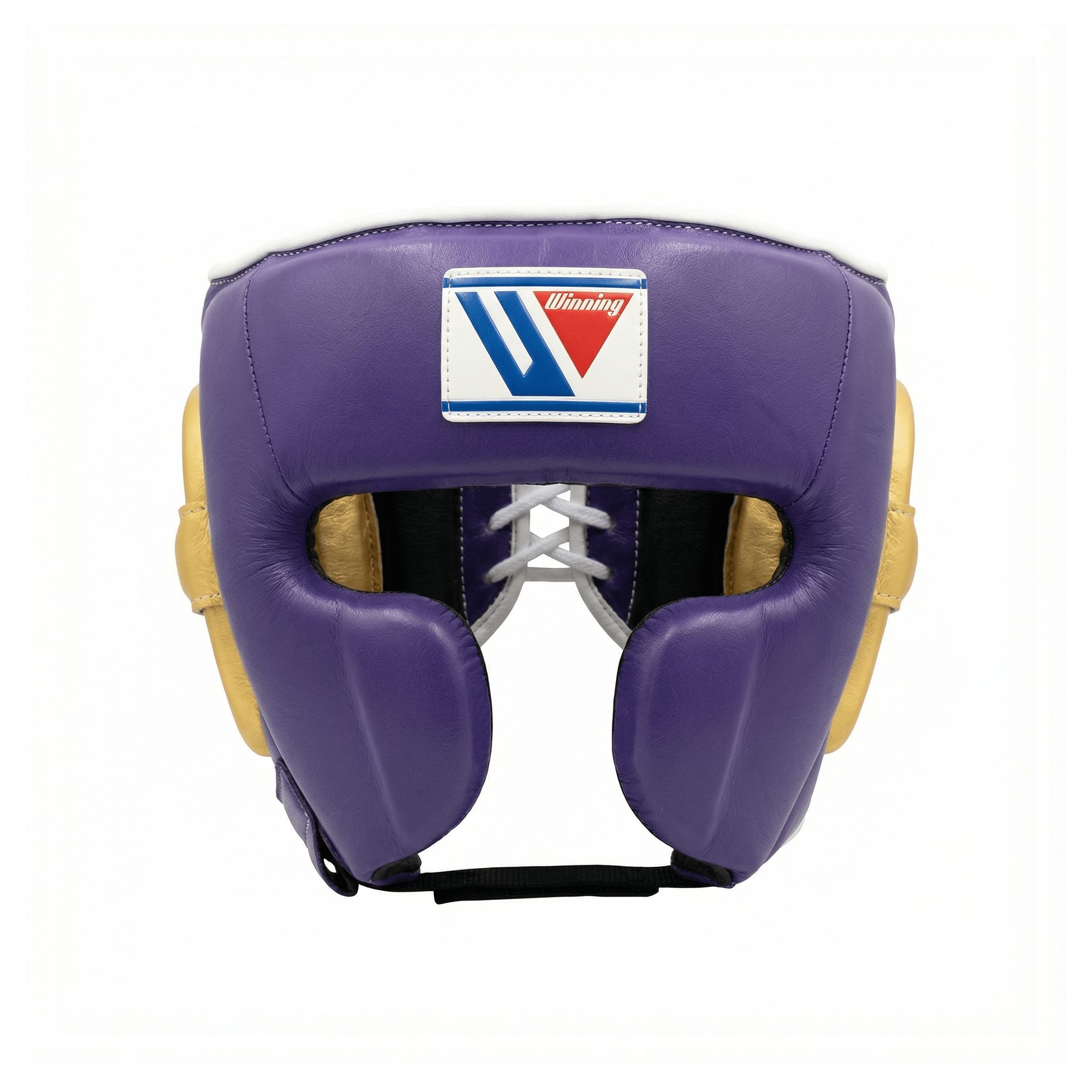 Winning Custom Cheek Protector Headgear - PURPLE / GOLD