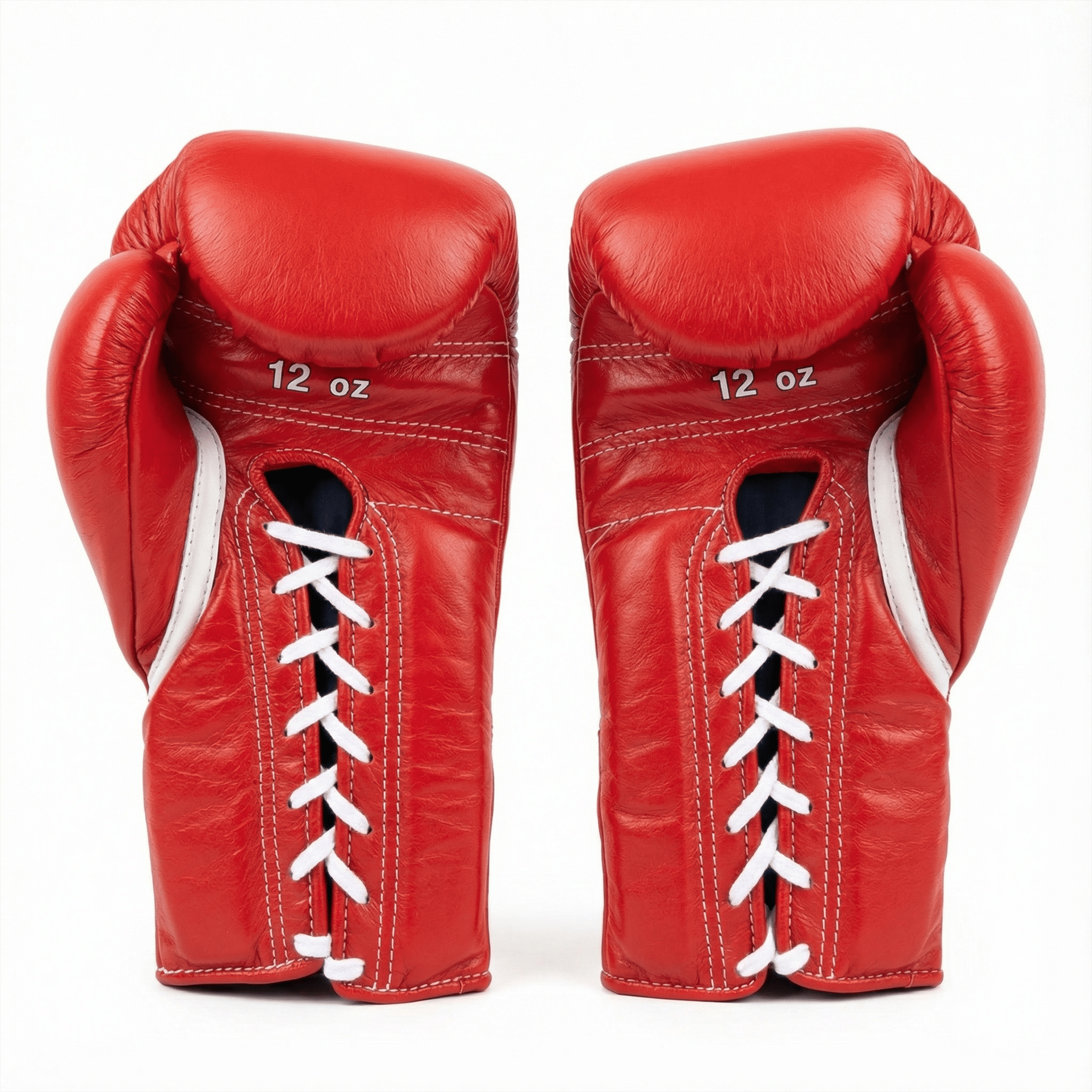 WINNING LACE-UP BOXING GLOVES - RED