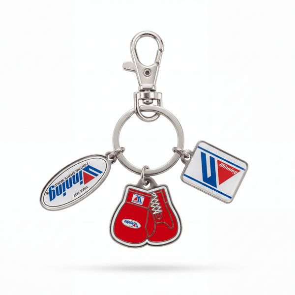 Winning Triple Keychain - Logo & Gloves