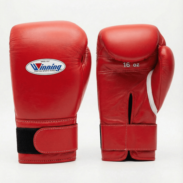 WINNING VELCRO BOXING GLOVES - RED